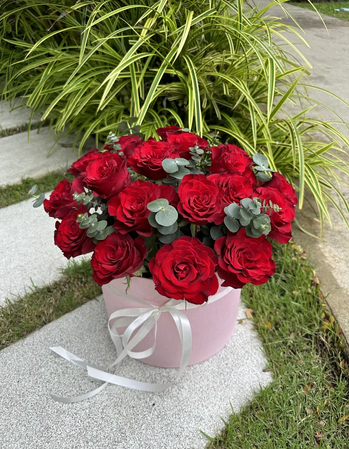 Box of flowers For my beloved
