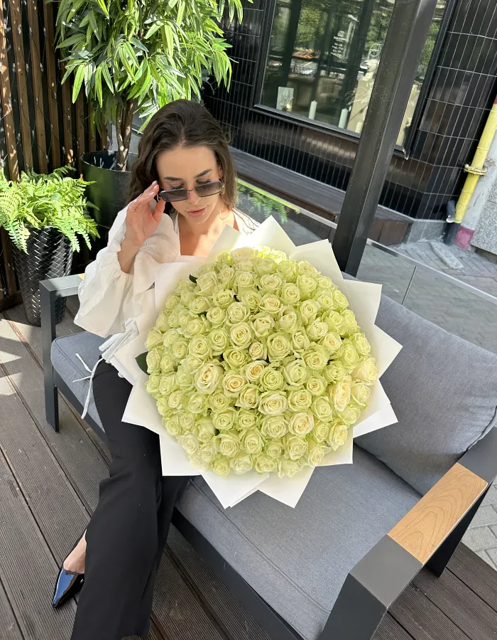 Bouquet 101 white roses