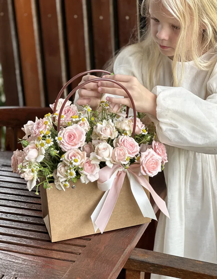 ดอกไม้ในถุงแห่งความขอบคุณ