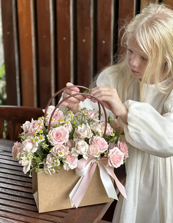 ดอกไม้ในถุงแห่งความขอบคุณ