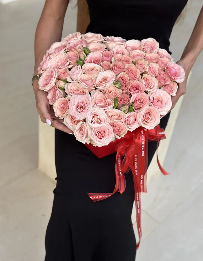 Розовое сердце