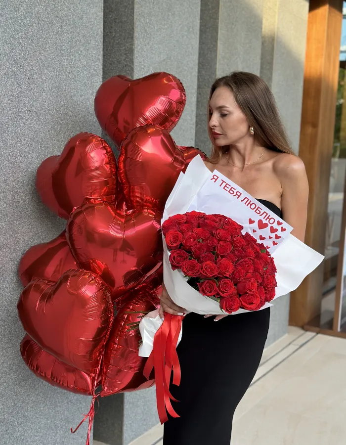 Букет Алая Страсть