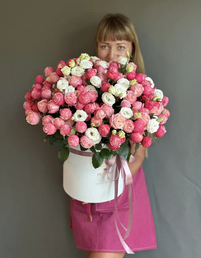 Цветы в коробочке "Любимой"