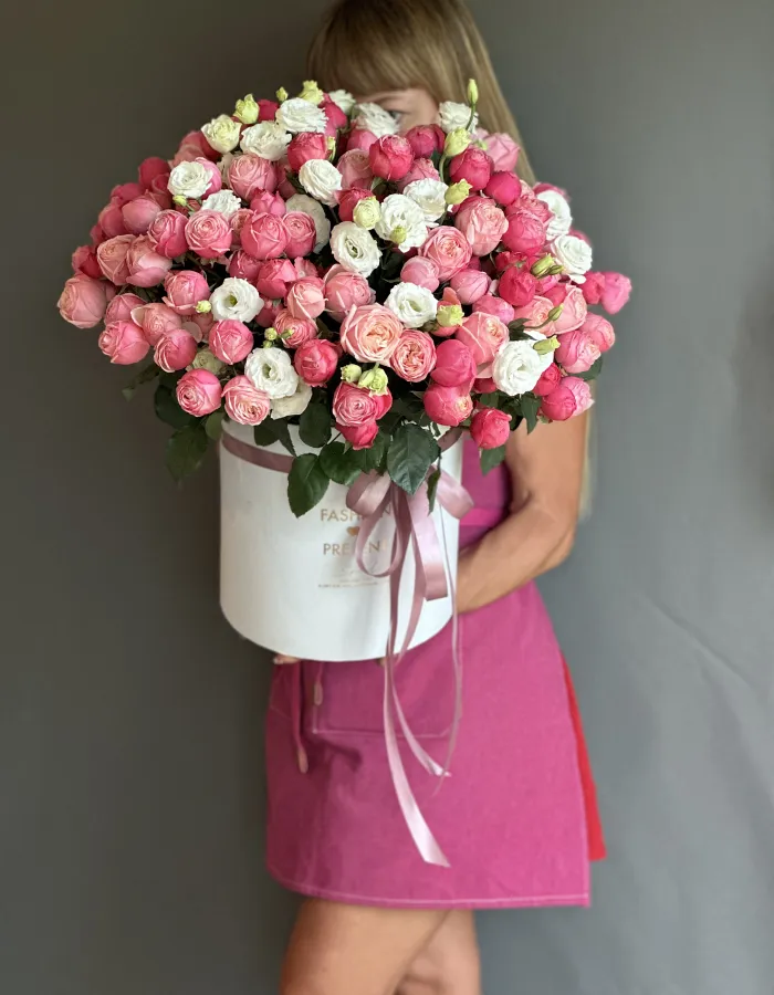 Цветы в коробочке "Любимой"