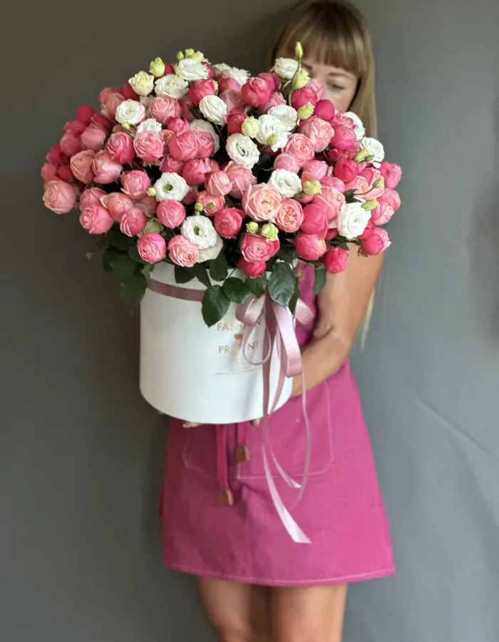 Цветы в коробочке "Любимой"