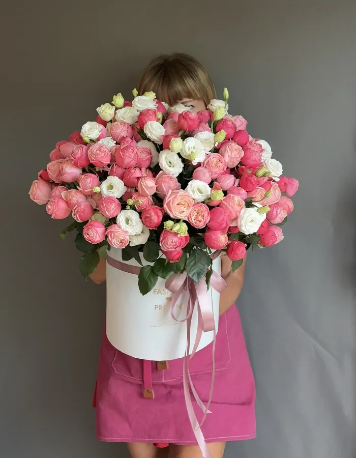 Цветы в коробочке "Любимой"