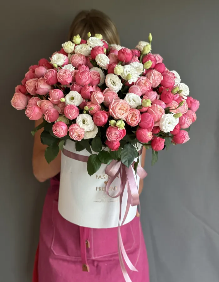 Цветы в коробочке "Любимой"